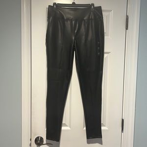 Faux leather leggings